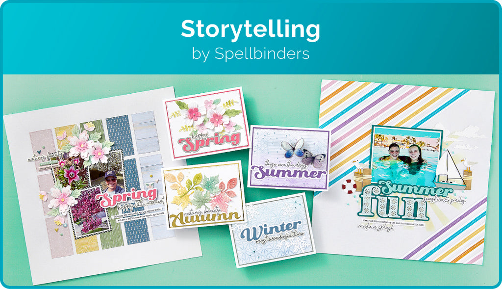 Storytelling Scrapbooking Collection by Spellbinders